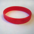 Custom Embossed Silicone Bracelet Wristband